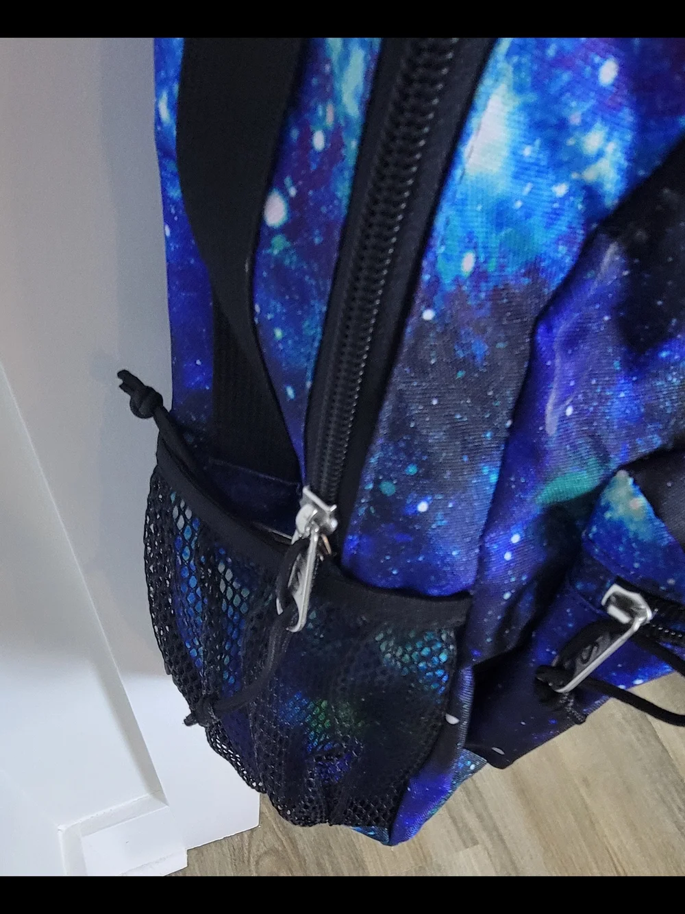 JanSport Blue Galaxy Print Backpack Wheelchair Adaptive